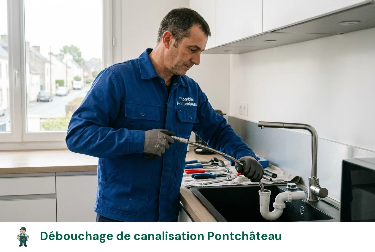 Débouchage de canalisation à Pontchâteau
