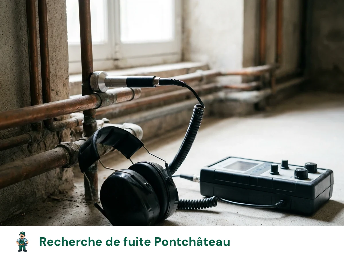 Recherche de fuite à Pontchâteau