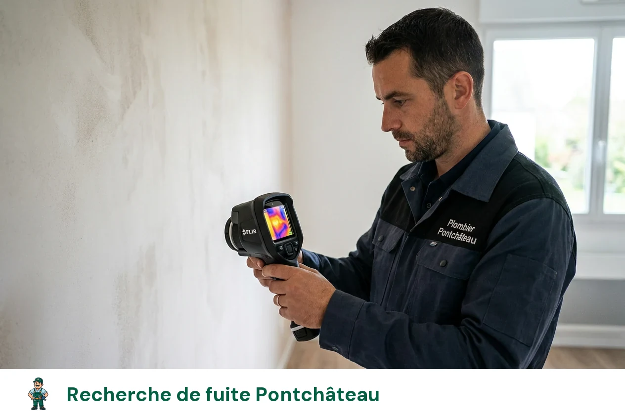 Recherche de fuite à Pontchâteau
