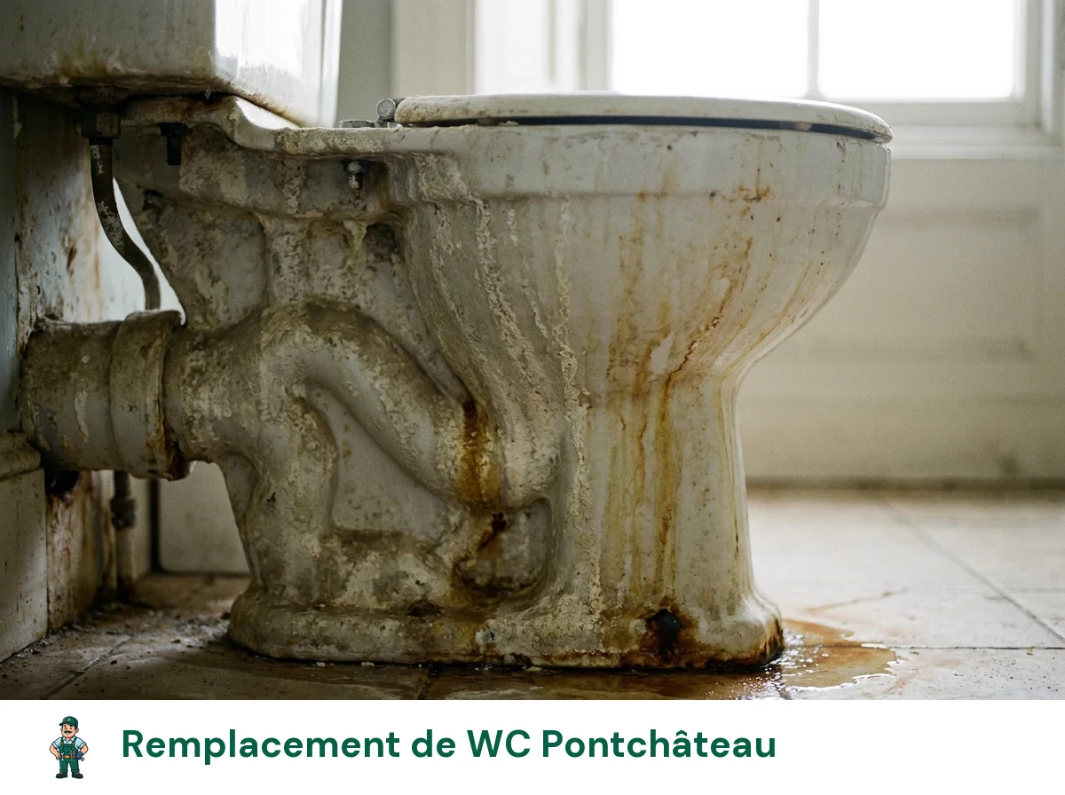 Remplacement de WC à Pontchâteau
